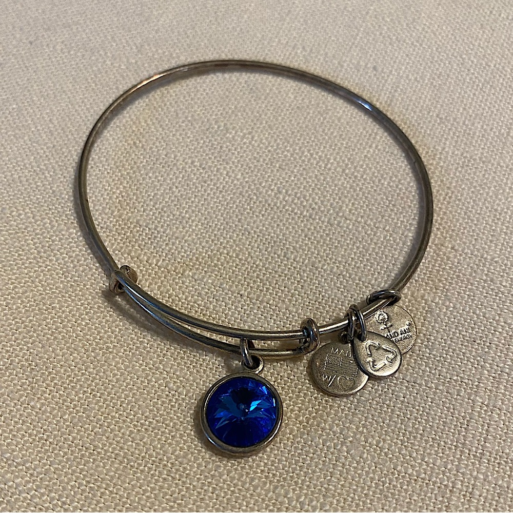 Alex & Ani Sapphire Birthstone Bracelet